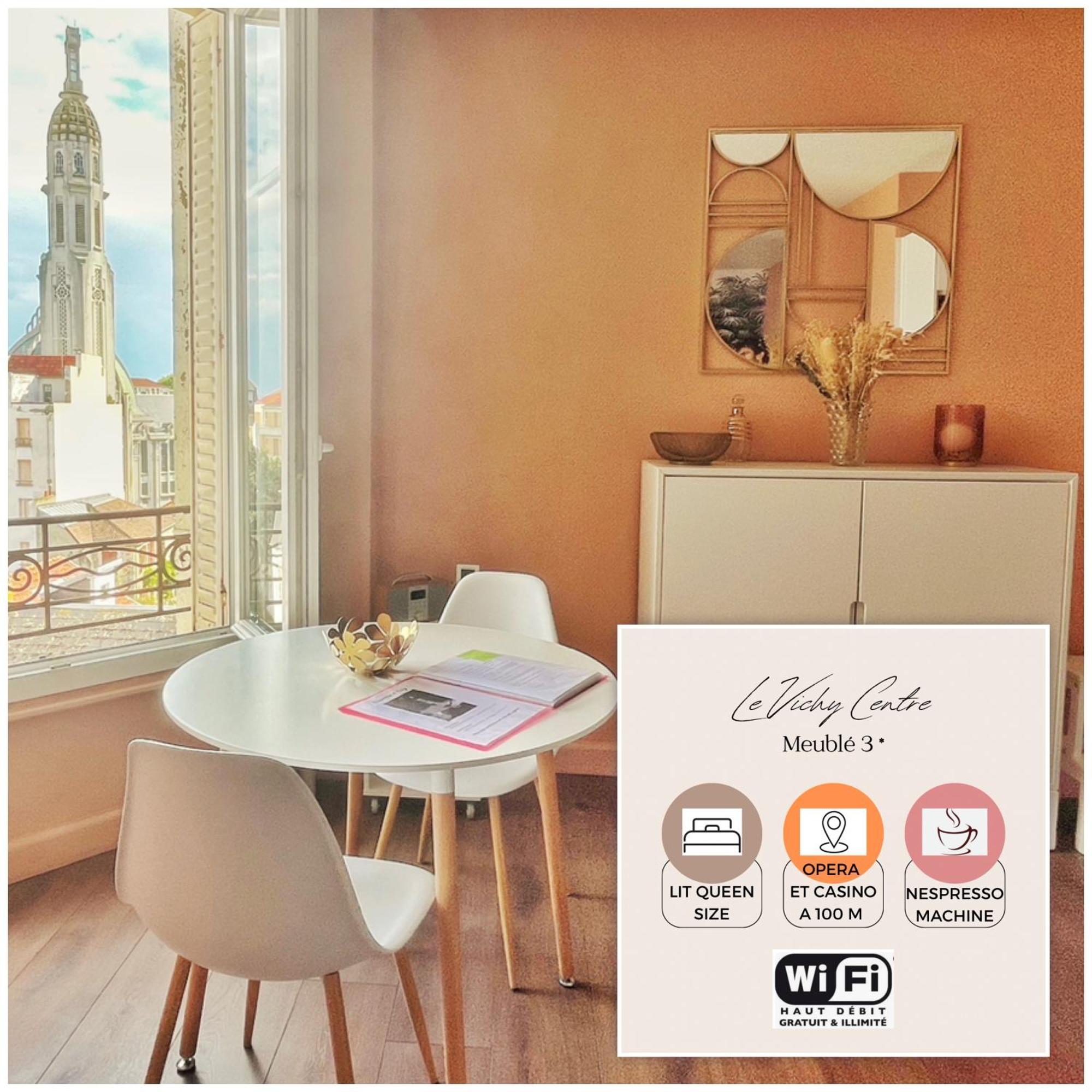 Le Vichy Centre, Spacieux Et Cosy T2 Avec Vue, Au Calme 외부 사진